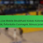 NBA Live Mobile Beváltható Kódok: Különleges Akciók, Évfordulós Csomagok, Bónusz Jutalmak
